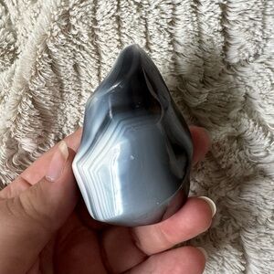 Orca Agate Flame Carving Crystal